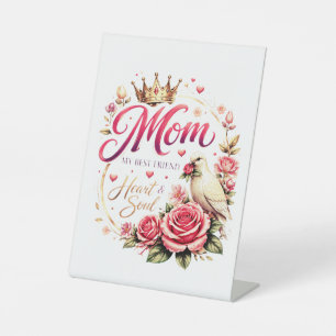 🌸 Title (SEO + Trending) Mum Crown Rose Design –  Pedestal Sign