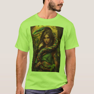 Title: "Serpentine Harmony Earth Tee" T-Shirt