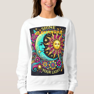Title: Shine Your Light - Inspirational T-Shirt De Sweatshirt