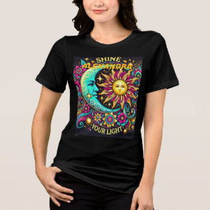 Title: Shine Your Light - Inspirational T-Shirt De Tri-Blend Shirt