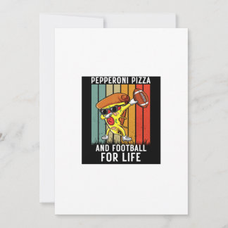 Title: Vintage American Football Illustration  Invitation