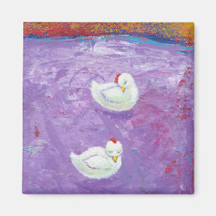 Titled: Please Let Sleeping Chickens Lie Magnet