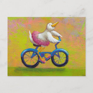 Titled: Riding to the Recital - PERSONALIZE IT Postcard