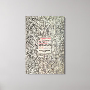 Titlepage English translation of the Great Canvas Print