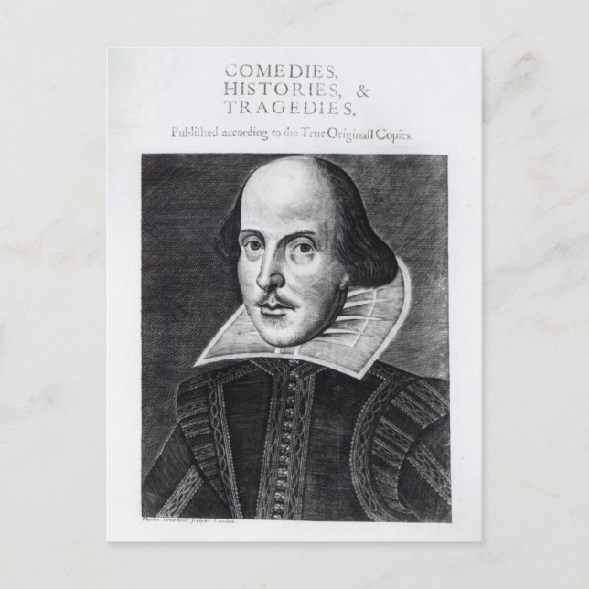Titlepage, 'Mr. William Shakespeares Postcard (Front)