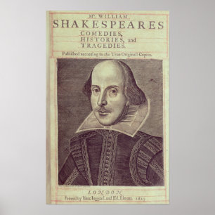 Titlepage of 'Mr. William Shakespeares Poster