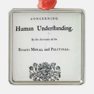Titlepage of 'Philosophical Essays Metal Tree Decoration