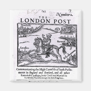 Titlepage of 'The London News' Magnet