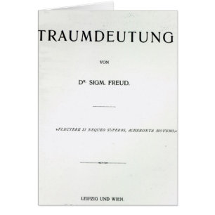 Titlepage to Die Traumdeutung by Sigmund Freud