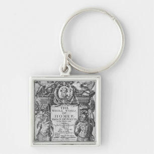 Titlepage to 'The Whole Works of Homer' Key Ring