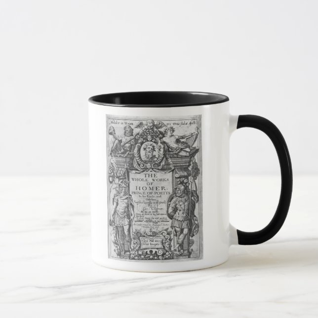 Titlepage to 'The Whole Works of Homer' Mug (Right)