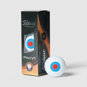 Titlist Golf Balls - STRIKE ZONE - blue & red 