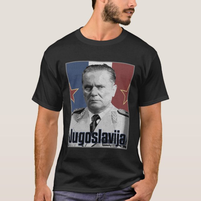 Tito Yugoslavia Jugoslavija Balkan Yugoslav T-Shirt (Front)