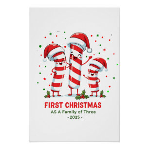 Titre optimisé : First Christmas As A Family Poster