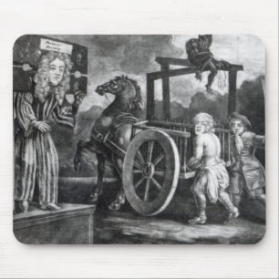 Titus Oates on the third day of his punishment Mouse Mat
