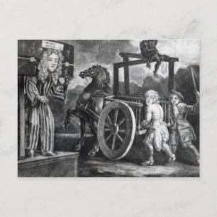 Titus Oates on the third day of his punishment Postcard