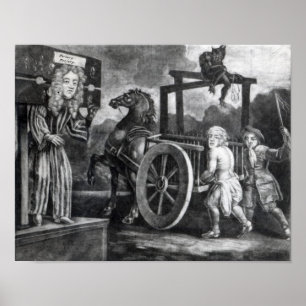 Titus Oates on the third day of his punishment Poster