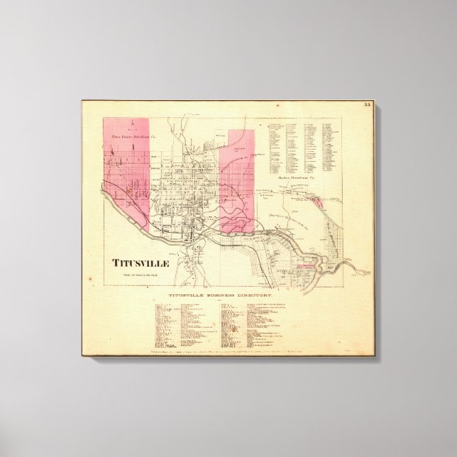 Titusville Canvas Print (Front)