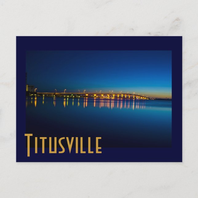 Titusville, Florida, U.S.A. Postcard (Front)