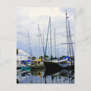 Titusville Marina Postcard