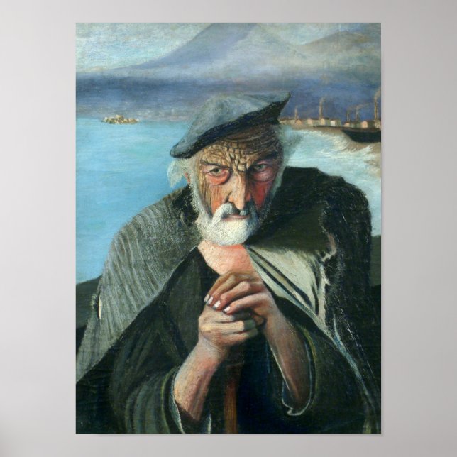 Tivadar Csontváry Kosztka The Old Fisherman Poster (Front)