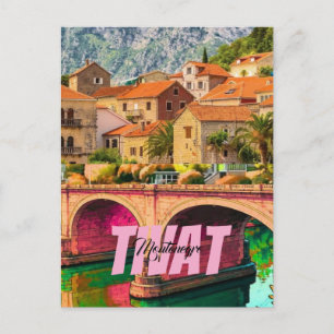 Tivat Poster Montenegro Vintage Travel Print Wall Postcard