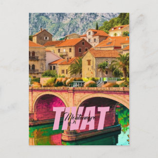 Tivat Poster Montenegro Vintage Travel Print Wall Postcard