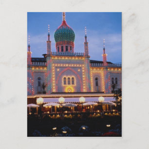 Tivoli Gardens in Copenhagen, Denmark Postcard