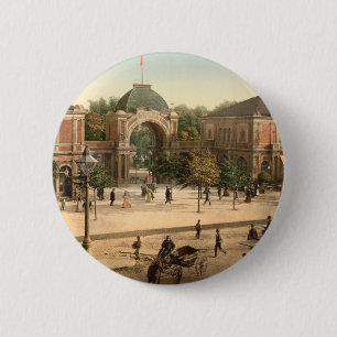 Tivoli Park Entrance Copenhagen Denmark 6 Cm Round Badge