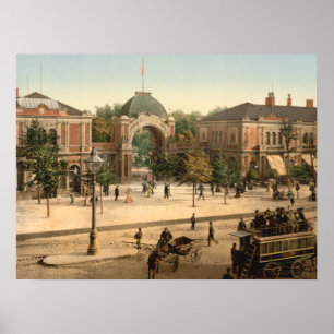 Tivoli Park Entrance Copenhagen Denmark Poster