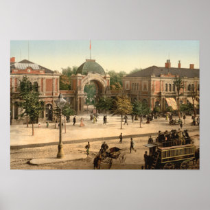 Tivoli Park Entrance Copenhagen Poster