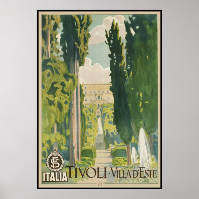 Tivoli Villa d'Este Poster (Front)
