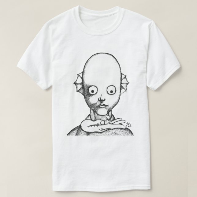Tiwa, Fantastic Planet Sketch T-Shirt (Design Front)