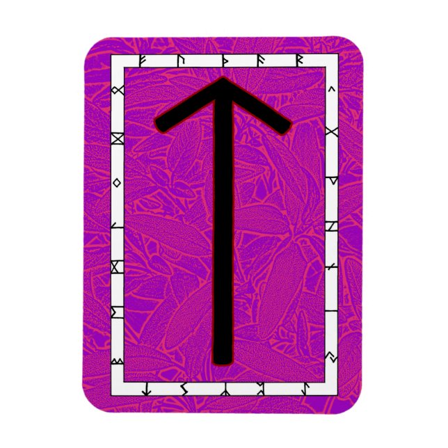 Tiwaz Viking Rune Magnet - Victory! (Vertical)