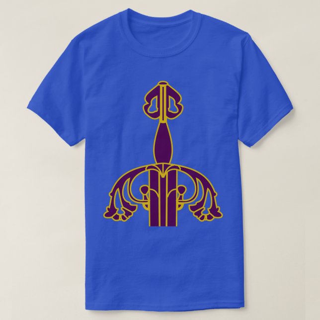 Tizona sword garnish purple T T-Shirt (Design Front)