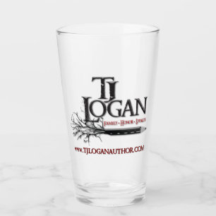 TJ Logan Logo 16 oz. Glass