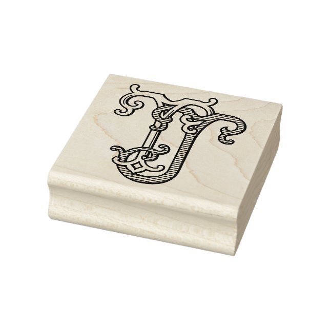 TJ Monogram JT Monogram Rubber Ink Stamp (Stamp)
