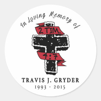 TJG Cross Sticker