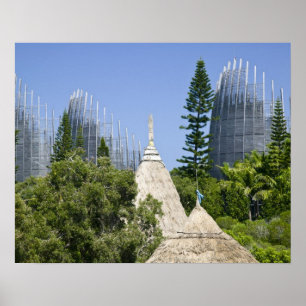 Tjibaou Cultural Centre, Noumea, New Caledonia 2 Poster