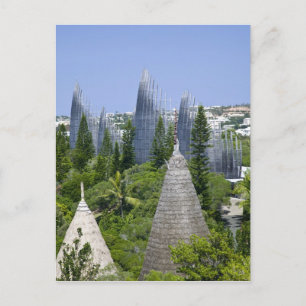 Tjibaou Cultural Centre, Noumea, New Caledonia Postcard