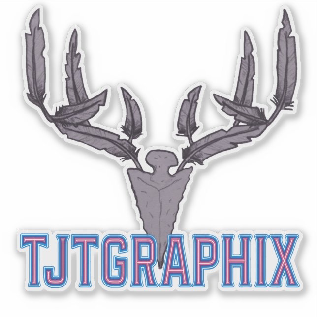 TJTGRAPHIX Sticker (Front)