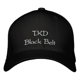 TKD Black Belt Embroidered Hat