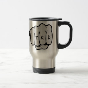 TKD Fist Travel Coffee Mug