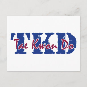 TKD Tae Kwon Do Postcard
