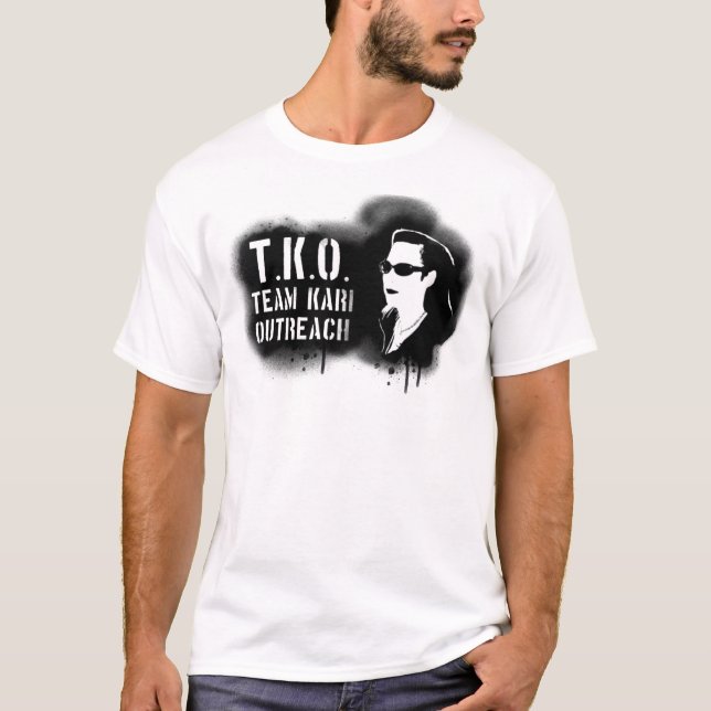 TKO - Black Stencil T-Shirt (Front)