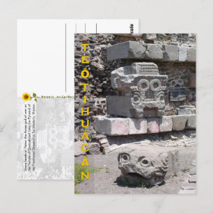 Tláloc, Teōtihuácān, Mexico - postcard