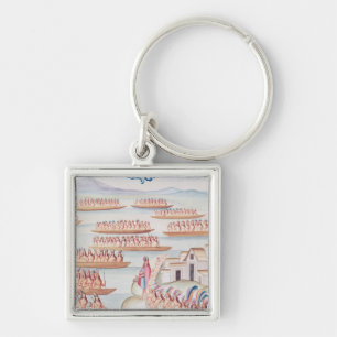 Tlatelolco and the Lagoon Key Ring