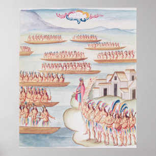 Tlatelolco and the Lagoon Poster