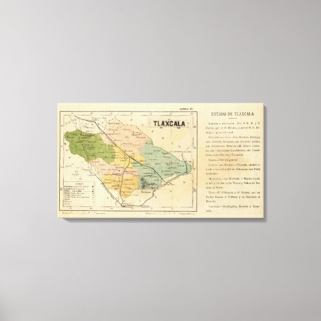 Tlaxcala, Mexico Canvas Print (Front)