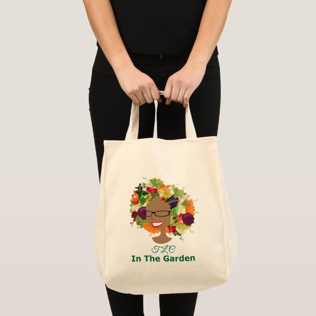 TLC In The Garden Branded Reusable Grocery Bag (Front (Product))